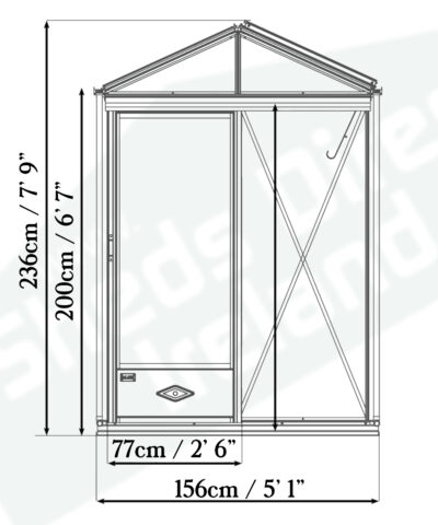 Dimensions of Greenhouse