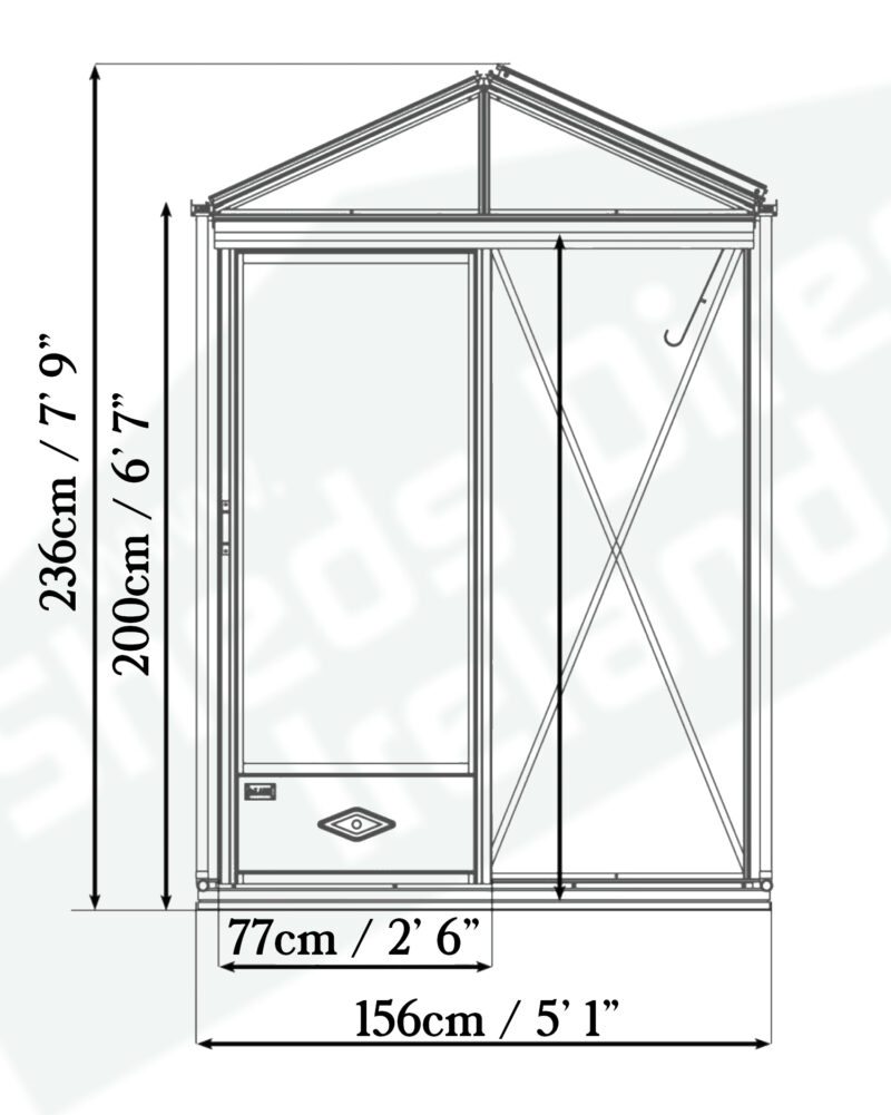 Dimensions of Greenhouse