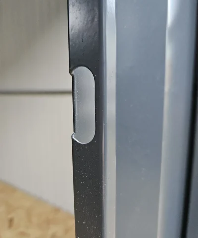 The door handles of the Mammoth Shed