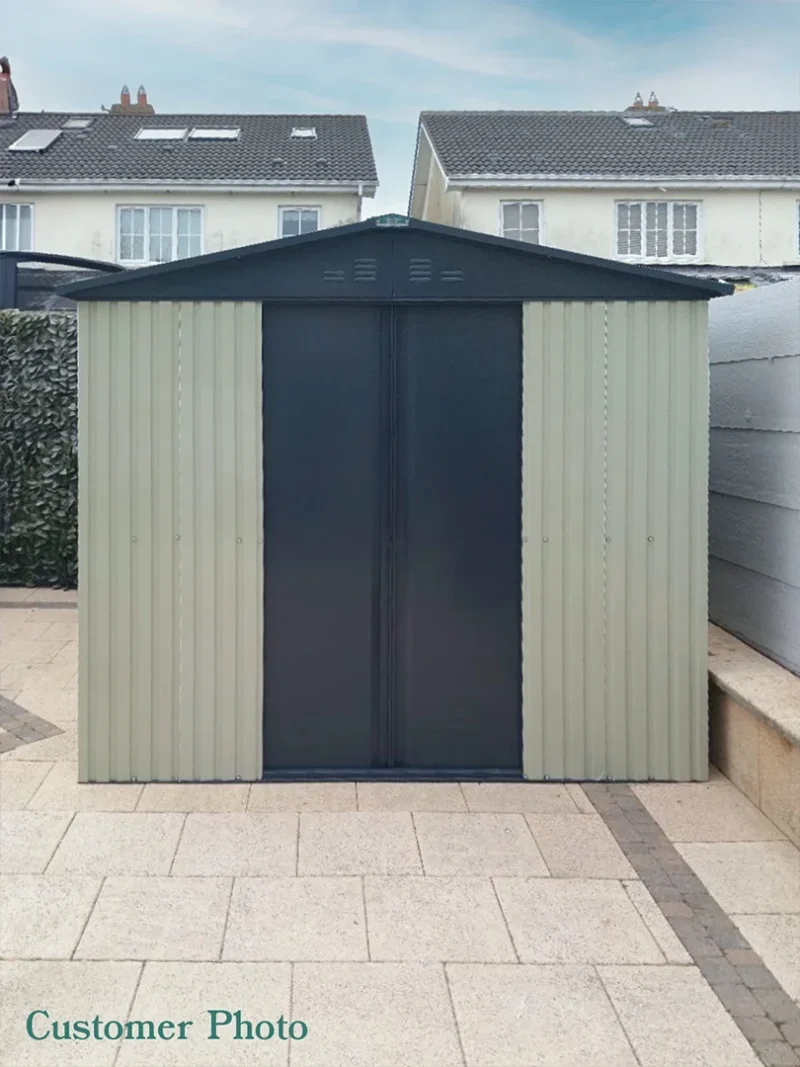 customer's photo of the shed