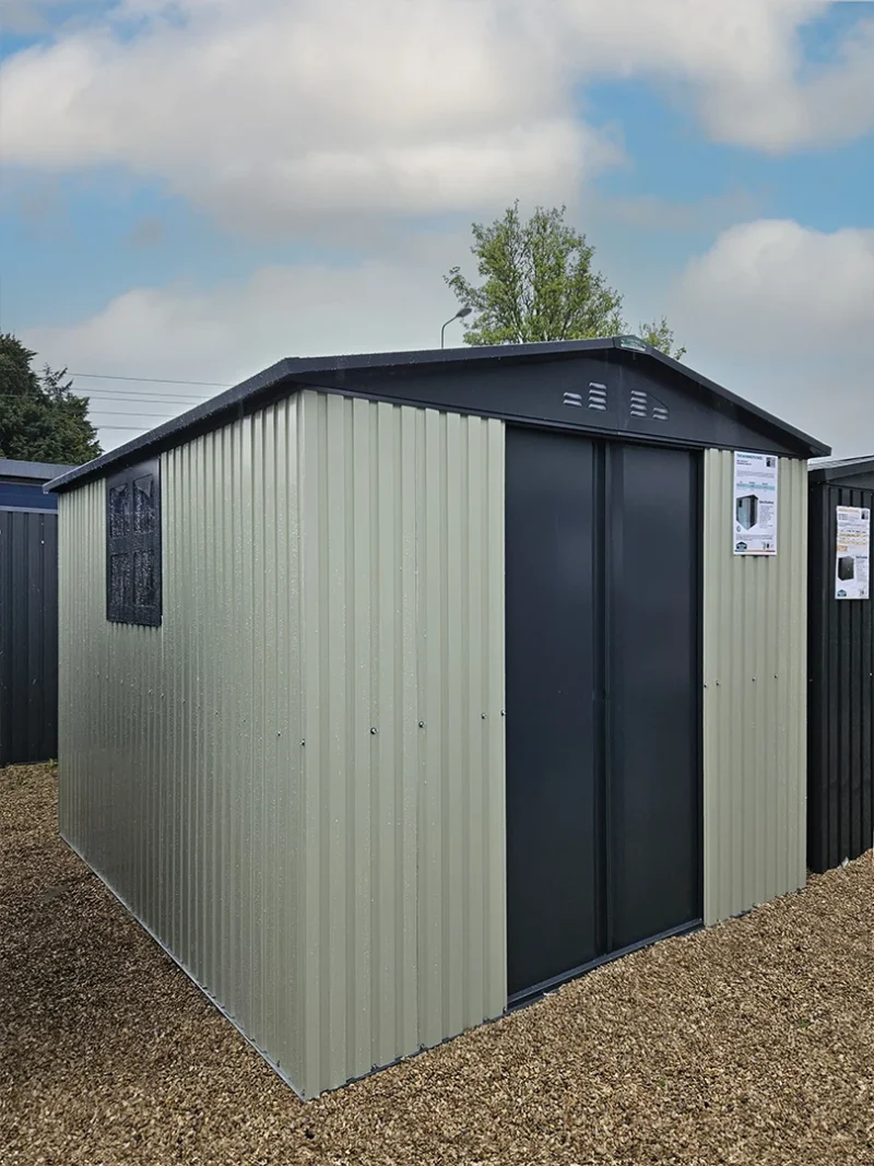 Side view of the mammoth shed