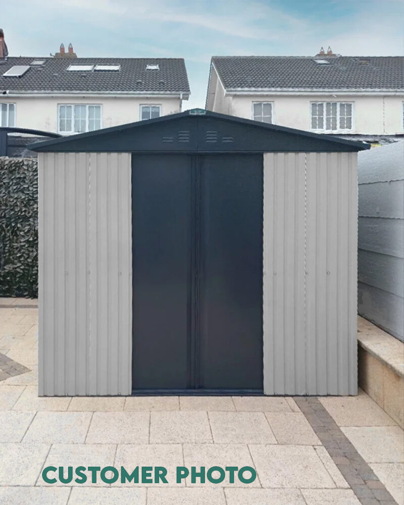 A customer's photo of the mammoth shed