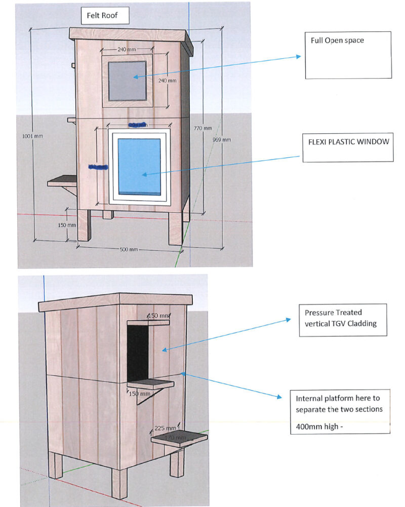 The Dimensions for the Cat Hut