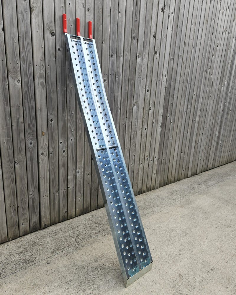 the back of the solid loading ramp