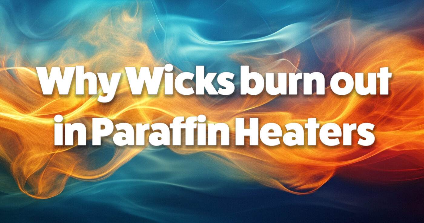why wicks burn out in paraffin heaters