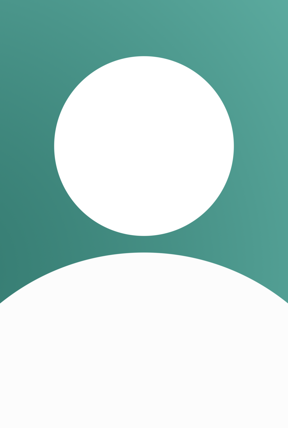 A placeholder silhouette image of a person with a green background