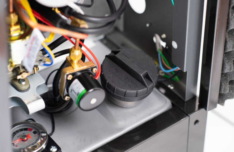 The internal mechanisms of the airrex heater