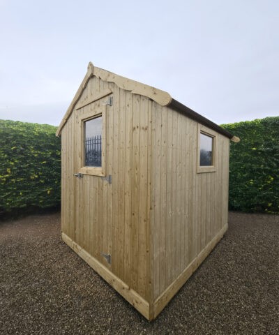 The Georgian Style Shed exterior in a Dublin garden