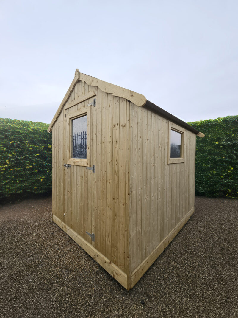 The Georgian Style Shed exterior in a Dublin garden