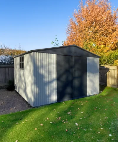 Mammoth shed 12ft x 10ft in a garden in Dublin