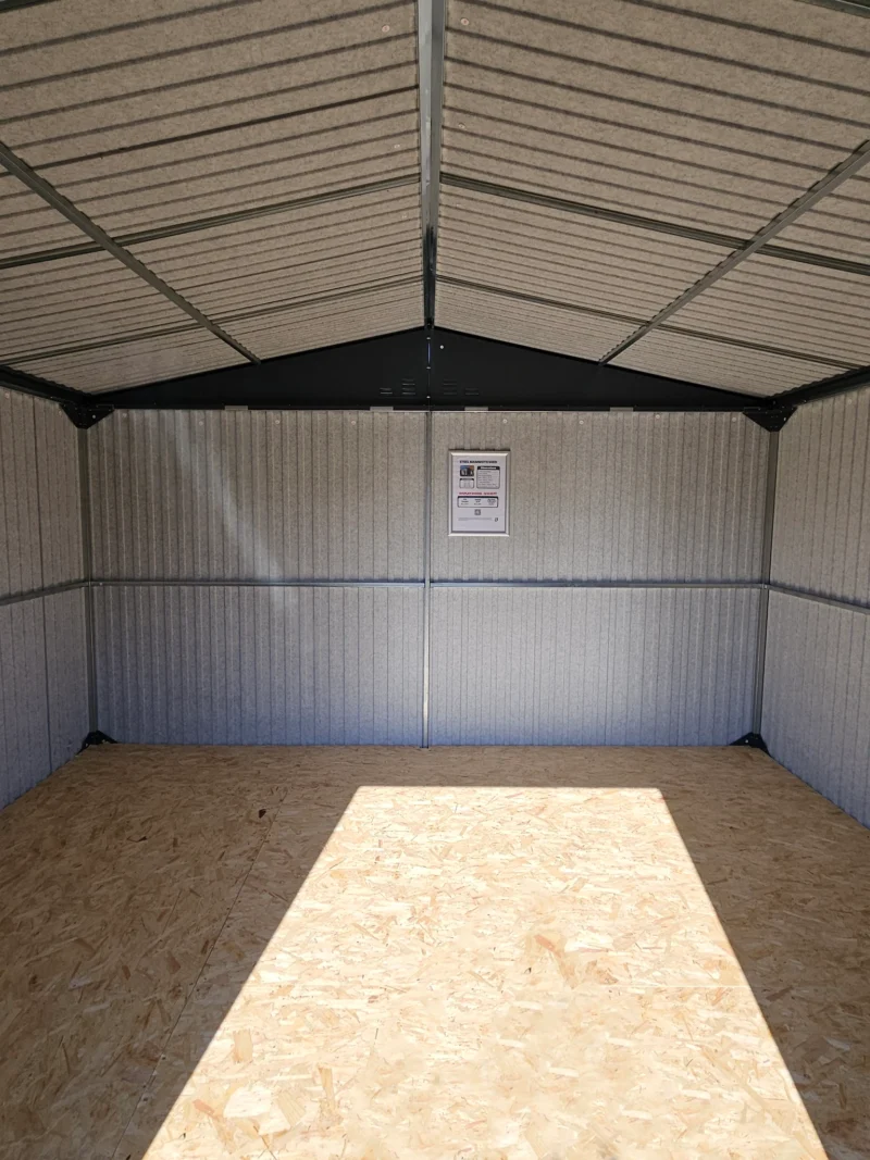 Interior view of the mammoth shed