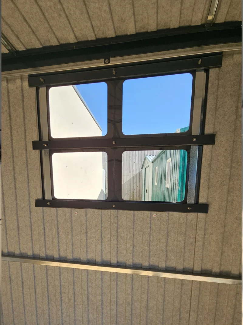 The inside view of the window