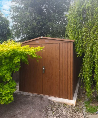 The Woodgrain shed in a large countyside garden