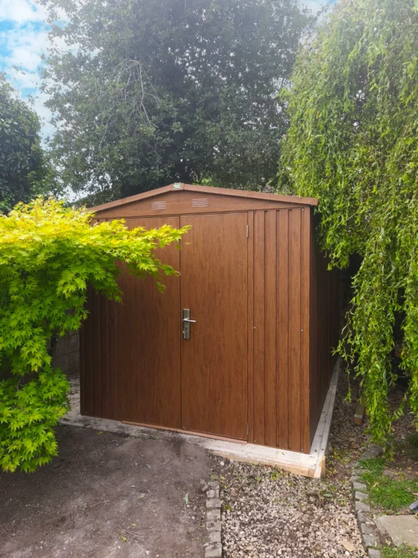 The Woodgrain shed in a large countyside garden