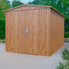 8ft x 12ft Premium Woodgrain Shed