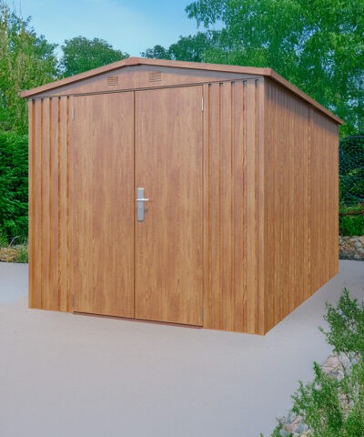 8ft x 12ft Premium Woodgrain Shed