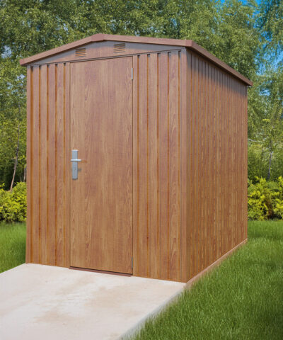 6ft x 8ft Premium Woodgrain Shed