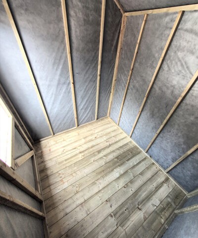 Interior of the logstore