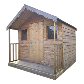 Wooden Lodge Shed