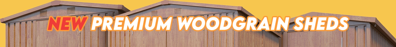 Premium Woodgrain Sheds from Sheds Direct Ireland