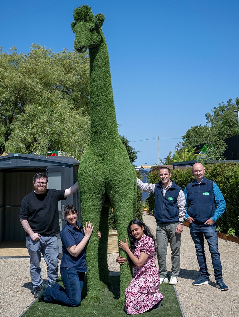 The Sheds Team at the opening of the Naas Road site