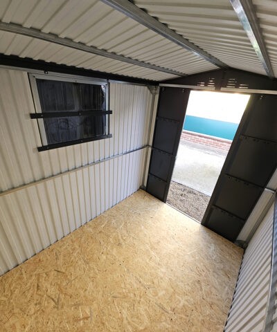 Interior view of the 6ft x 8ft mammoth shed
