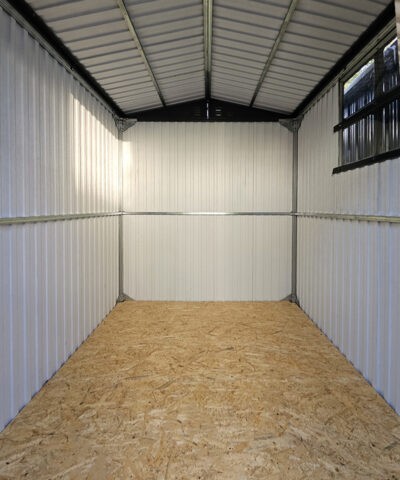 inside view from the door of the mammoth shed