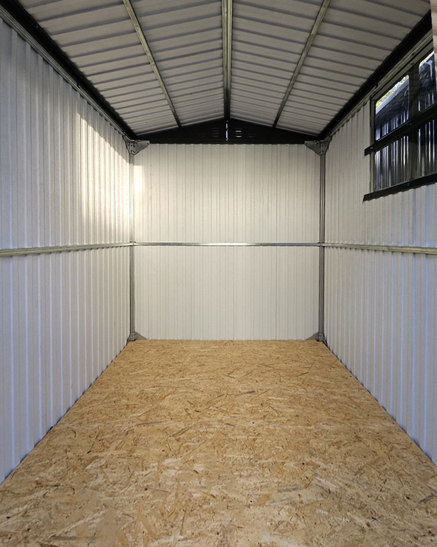 inside view from the door of the mammoth shed