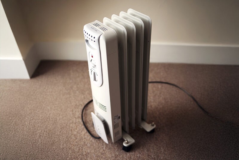 an oil heater 