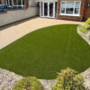 A front garden in Dublin with an Artificial Grass lawn