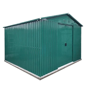 A Green Classic Garden Shed