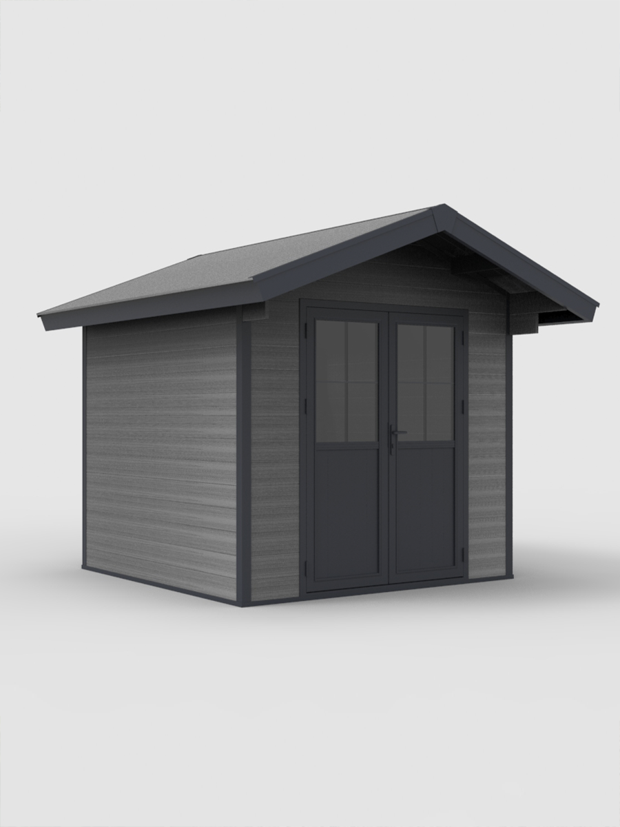 The Arthur PVC Composite Shed, exterior