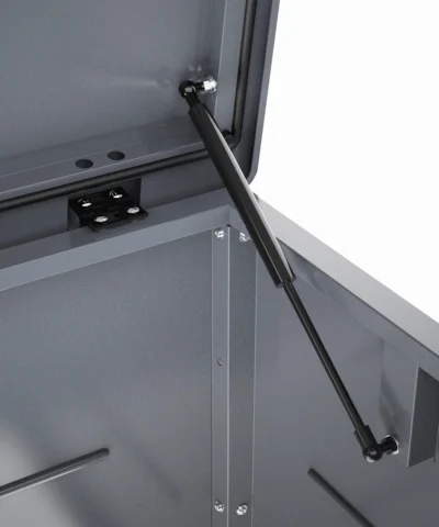 The Gas strut-assist inside the 800L patio box