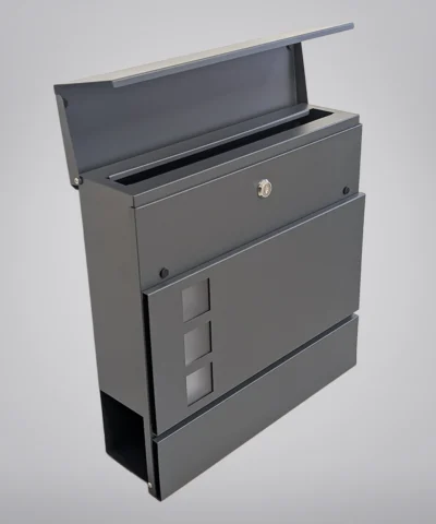 A top-down view of the sheds direct ireland post box