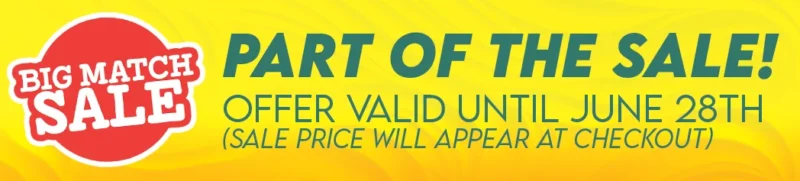 Part of the sale - price updates in checkout!