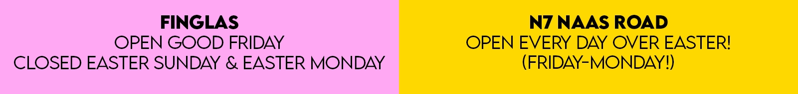 Open dates for Easter