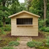 Wooden Kiosk Shed