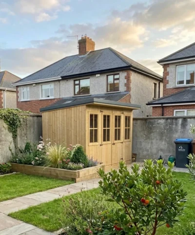 The Summerhouse in a back garden in a house in Dublin