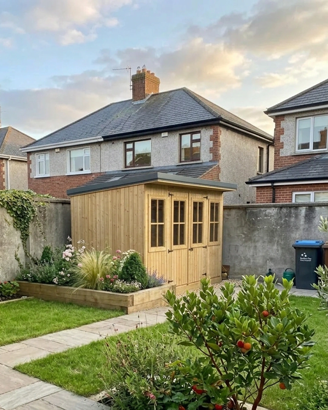 The Summerhouse in a back garden in a house in Dublin