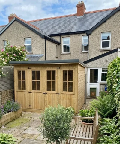 The Summerhouse in a back garden in a house in Navan
