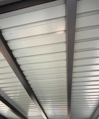 Internal Roof details on the Premium Panoramic Shed