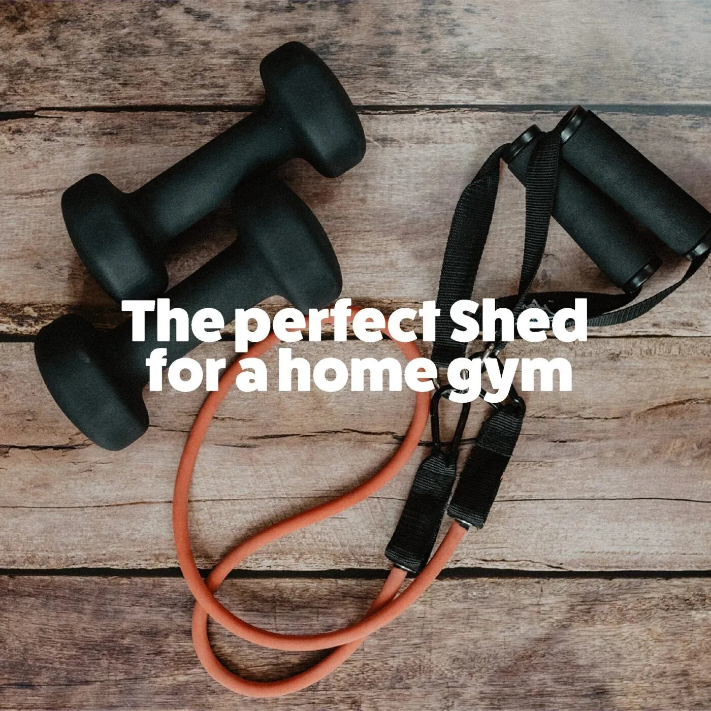 The perfect shed for a home gym